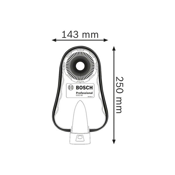 Filtras dulkių siurbliui BOSCH GDE 68