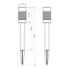 Marker Galix Grey Metal