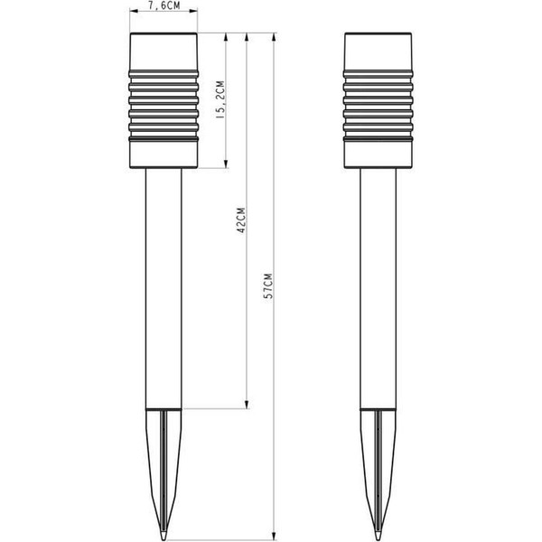 Marker Galix Grey Metal
