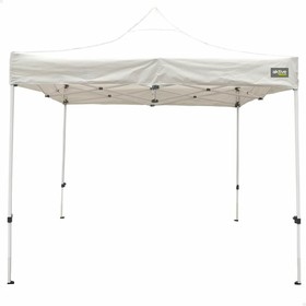 Беседка Aktive 300 x 300 x 220 cm Белый Складной Регулируемая высота