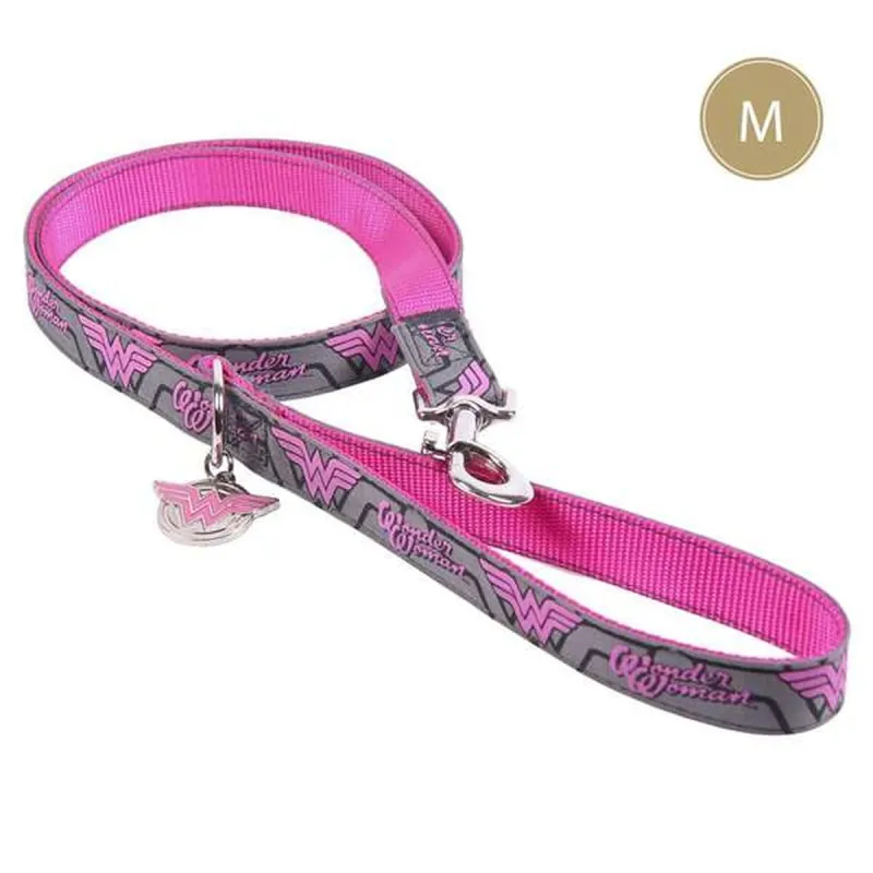 Dog Lead Wonder Woman Dark pink