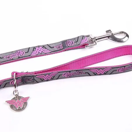 Dog Lead Wonder Woman Dark pink