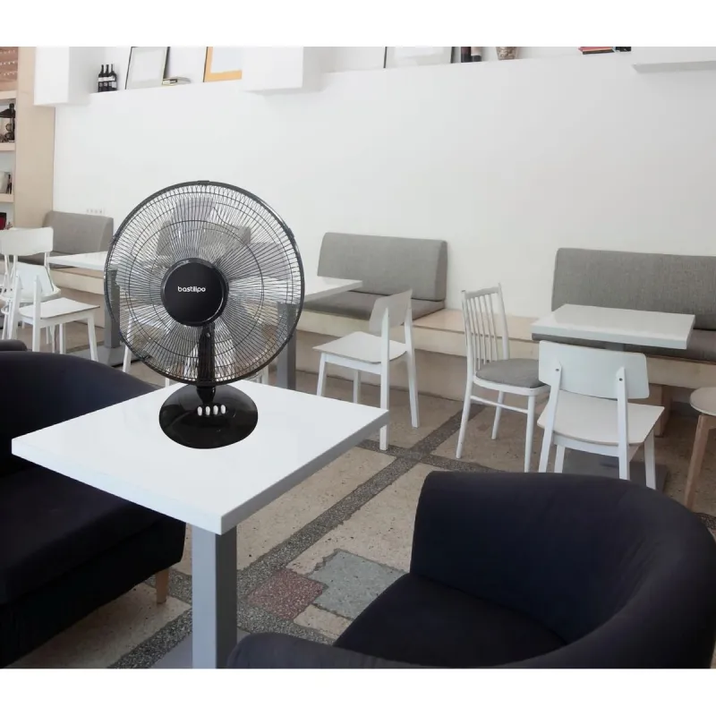 Stalinis ventiliatorius Bastilipo BARROSA Juoda 50 W