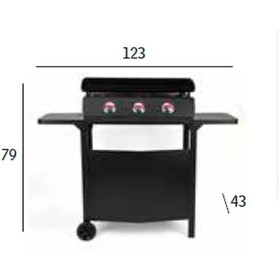 Grilio stalas Vitrokitchen PGT335N