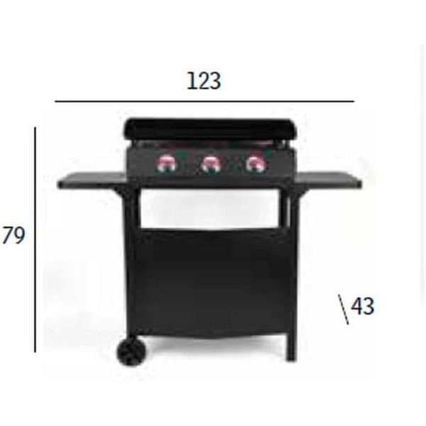 Grilio stalas Vitrokitchen PGT335N