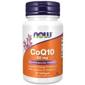 CoQ10 with Selenium & Vitamin E NOW Foods