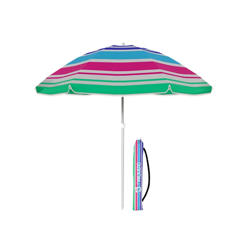 Beach parasol Marbueno Multicolour Ø 180 cm