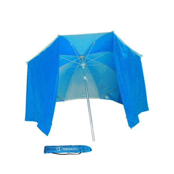 Beach parasol Marbueno Blue 200 cm