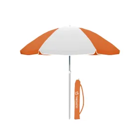 Beach parasol Marbueno Orange Ø 180 cm