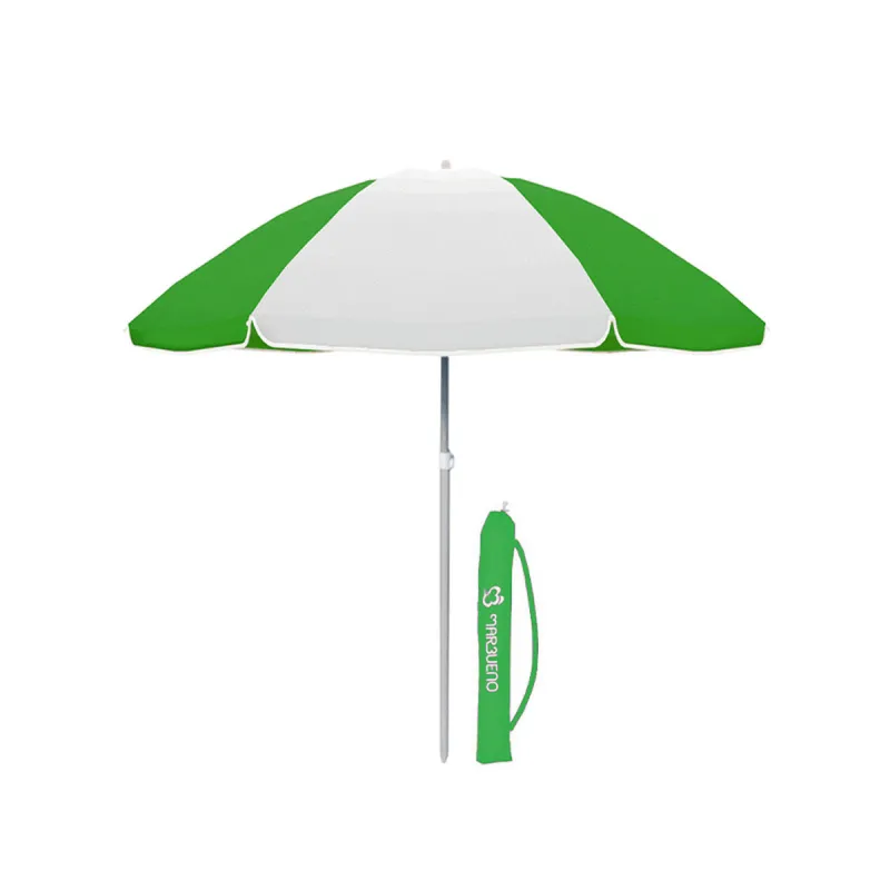 Beach parasol Marbueno Green Ø 180 cm