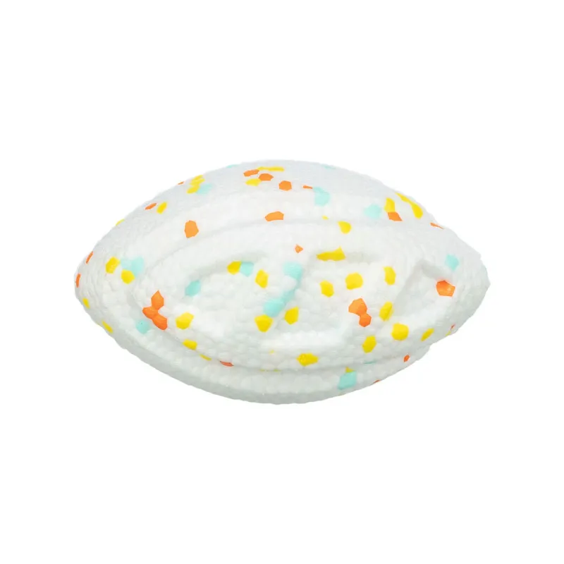 Pet Ball Trixie Light & Strong Rugby White Multicolour Foam
