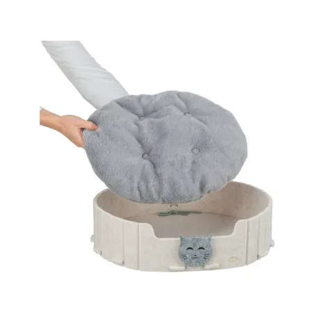Cat Bed Trixie Emelie 50 x 42 cm Grey Sand