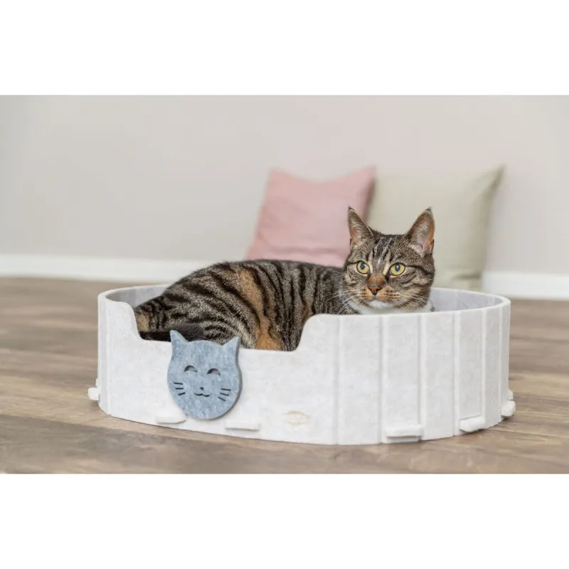 Cat Bed Trixie Emelie 50 x 42 cm Grey Sand