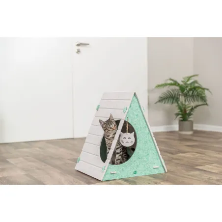 Cat cave Trixie Lucy Green Sand 46 x 50 x 38 cm Tipi