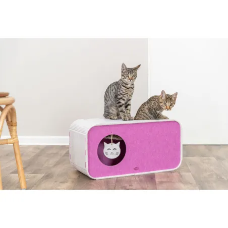 Cat cave Trixie Merle Purple 58 x 29 x 27 cm