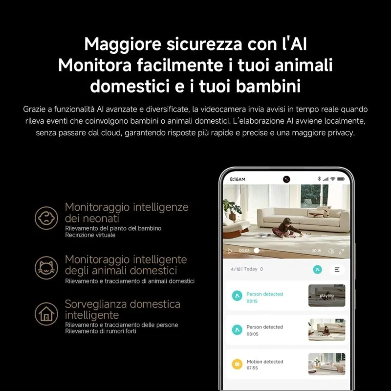 Surveillance Camcorder Xiaomi C701 Full HD