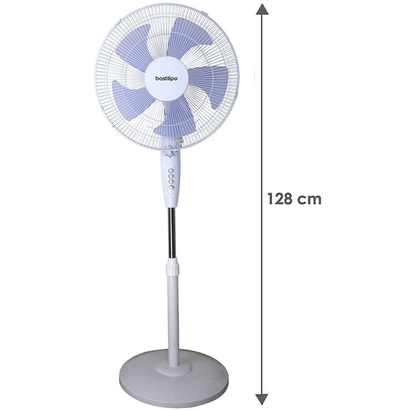 Freestanding Fan Bastilipo TENERIFE White 45 W