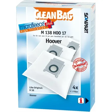 Replacement Bag for Vacuum Cleaner Scanpart 2682224138