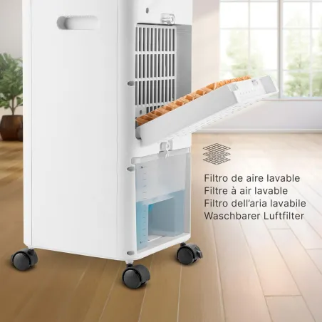Portable Evaporative Air Cooler UFESA NARVIK White 60 W 5 L
