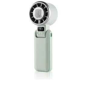 Mini Portable Fan CristalRecord 85-026-00-160 Green