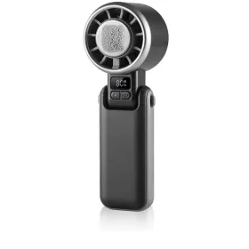 Mini Portable Fan CristalRecord 85-026-00-008 Black