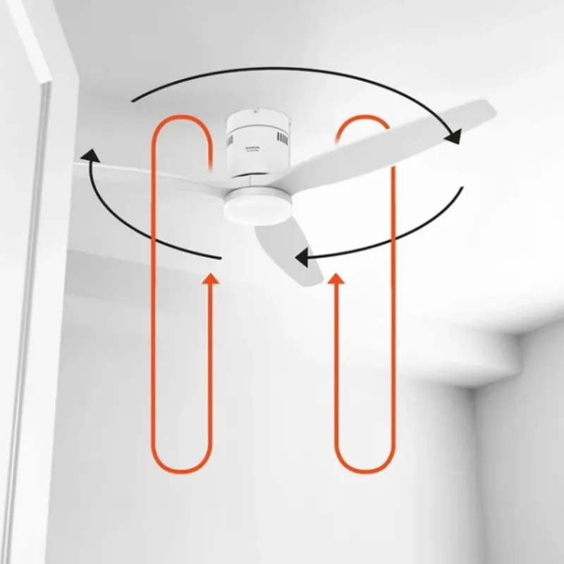Ceiling Fan Taurus POLAR3B PURE White 30 W Ø 132 cm