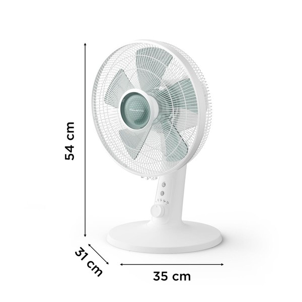 Table Fan Rowenta VU2740 White 50 W