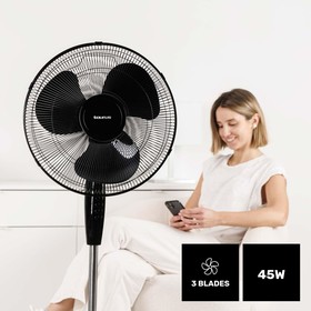 Freestanding Fan Taurus 944689000 Black