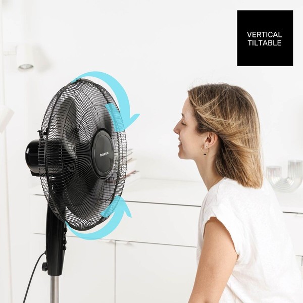Freestanding Fan Taurus 944689000 Black