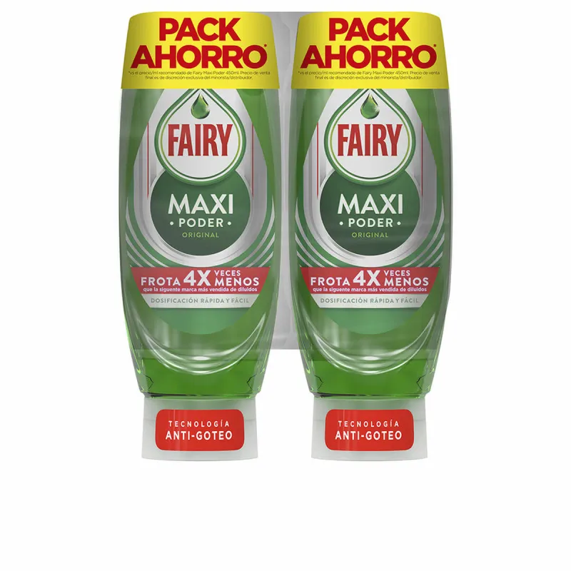 Liquid Dishwasher Fairy MAXI PODER 450 ml 2 Units