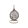 Hanging garden armchair DKD Home Decor Brown Grey Multicolour Dark brown Aluminium synthetic rattan 100 x 78 x 120 cm 100 x 70 x