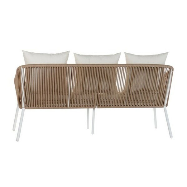 Garden sofa DKD Home Decor MB-179038 White Beige 151,5 x 72 x 70 cm Garden