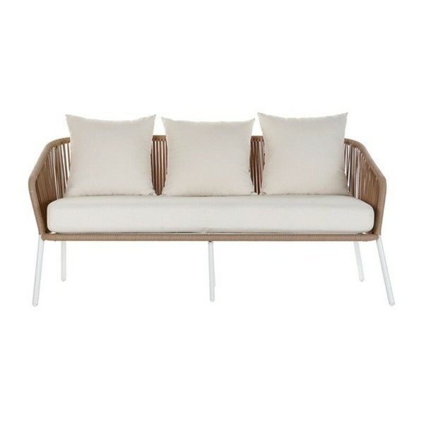 Garden sofa DKD Home Decor MB-179038 White Beige 151,5 x 72 x 70 cm Garden