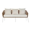 Garden sofa DKD Home Decor MB-179038 White Beige 151,5 x 72 x 70 cm Garden