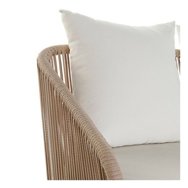 Garden sofa DKD Home Decor MB-179038 White Beige 151,5 x 72 x 70 cm Garden