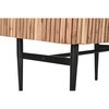 Sideboard DKD Home Decor Brown Black Natural Marble Acacia 85 x 45 x 130 cm