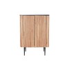 Sideboard DKD Home Decor Brown Black Natural Marble Acacia 85 x 45 x 130 cm