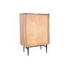 Sideboard DKD Home Decor Brown Black Natural Marble Acacia 85 x 45 x 130 cm