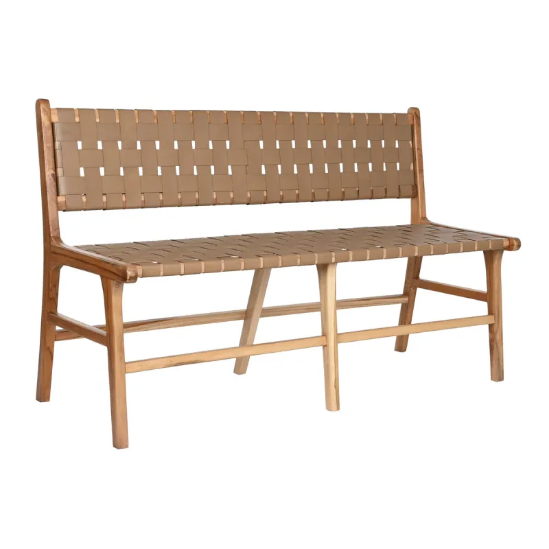 Bench DKD Home Decor Beige Colonial 140 x 59 x 89 cm