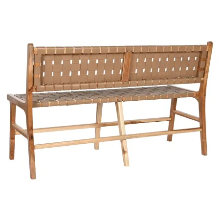 Bench DKD Home Decor Beige Colonial 140 x 59 x 89 cm