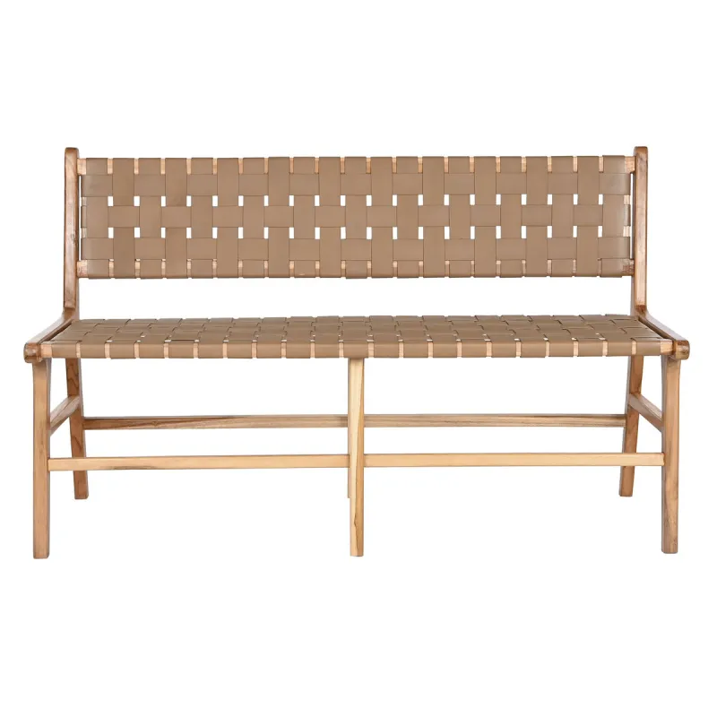 Bench DKD Home Decor Beige Colonial 140 x 59 x 89 cm