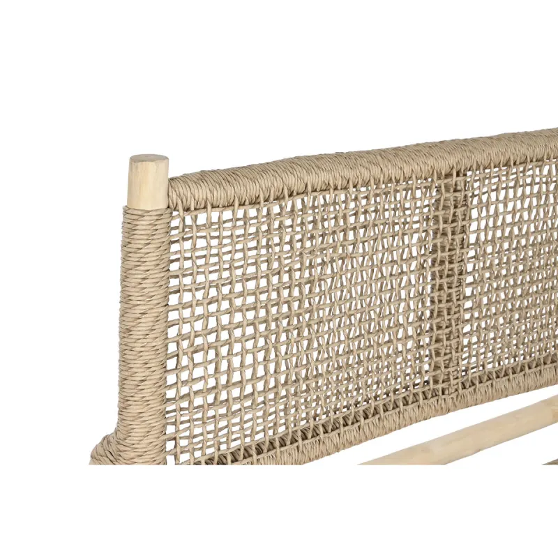 Garden sofa DKD Home Decor White Natural Teak 120 x 81 x 84 cm