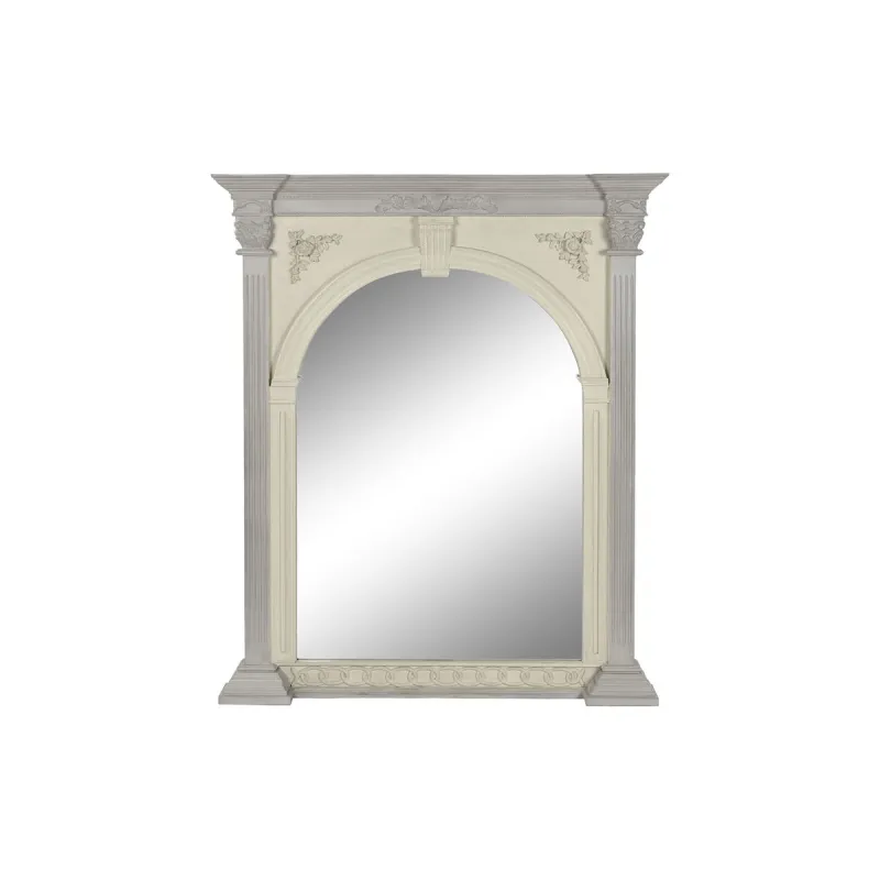 Wall mirror Home ESPRIT White Mango wood 115 x 10 x 142 cm