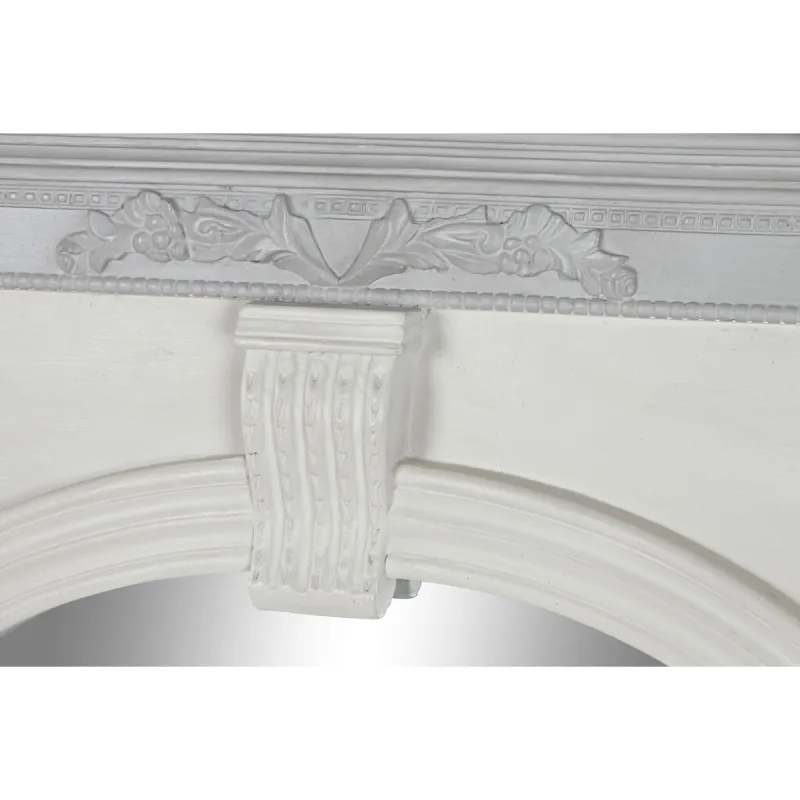 Wall mirror Home ESPRIT White Mango wood 115 x 10 x 142 cm