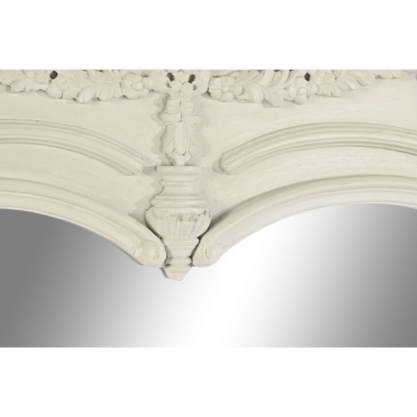 Wall mirror Home ESPRIT Light grey Mango wood 96,5 x 8,5 x 142 cm