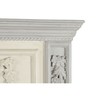 Wall mirror Home ESPRIT Light grey Mango wood 96,5 x 8,5 x 142 cm