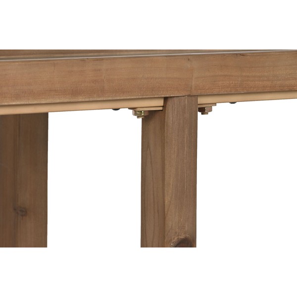Console Home ESPRIT Brown Crystal Fir 120 x 33 x 75 cm