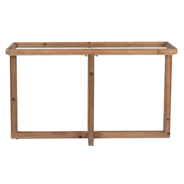Console Home ESPRIT Brown Crystal Fir 120 x 33 x 75 cm