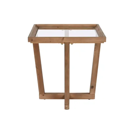 Side table Home ESPRIT Brown Crystal Fir 58 x 58 x 60 cm