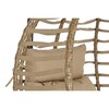 Hanging garden armchair Home ESPRIT Dark brown Light brown Aluminium synthetic rattan 107 x 105 x 108 cm
